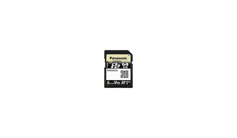 Panasonic P2HD Card B Series AJ-P2M064BG - flash memory card - 64 GB - micr