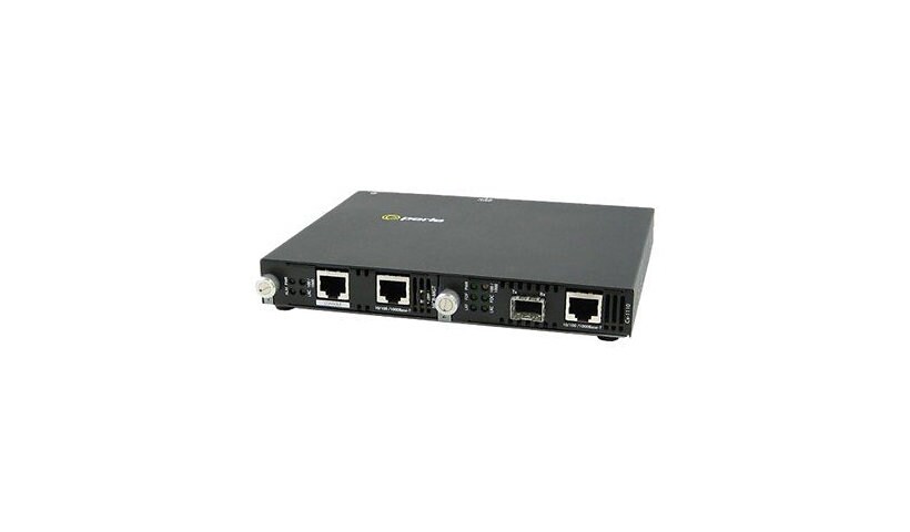Perle SMI-1110-SFP - fiber media converter - 10Mb LAN, 100Mb LAN, GigE