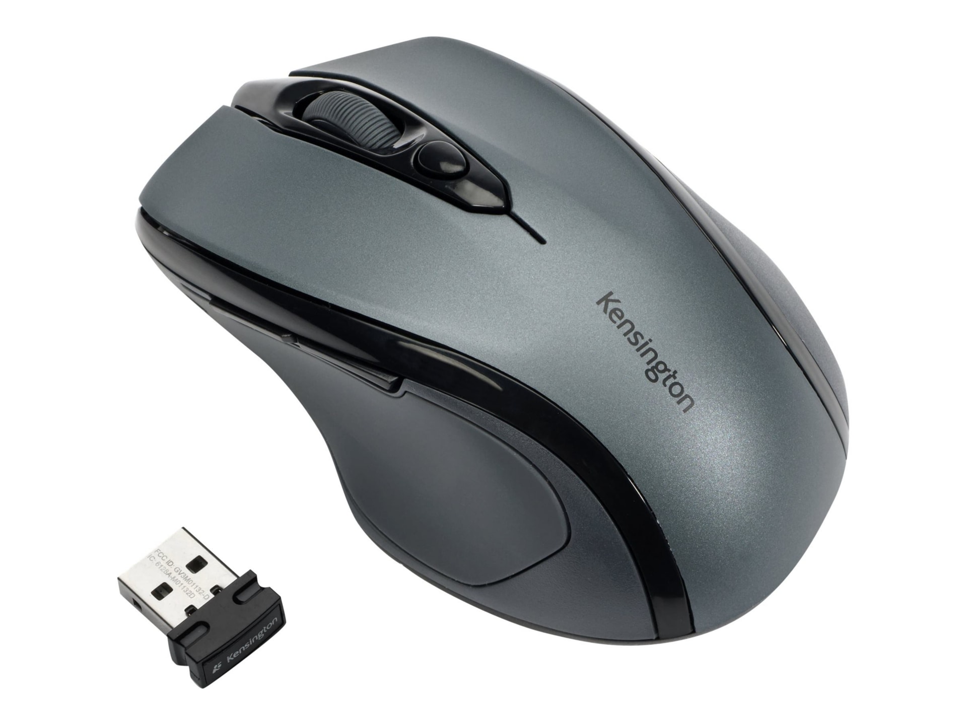 Kensington Pro Fit Mid-Size - mouse - 2.4 GHz - graphite gray