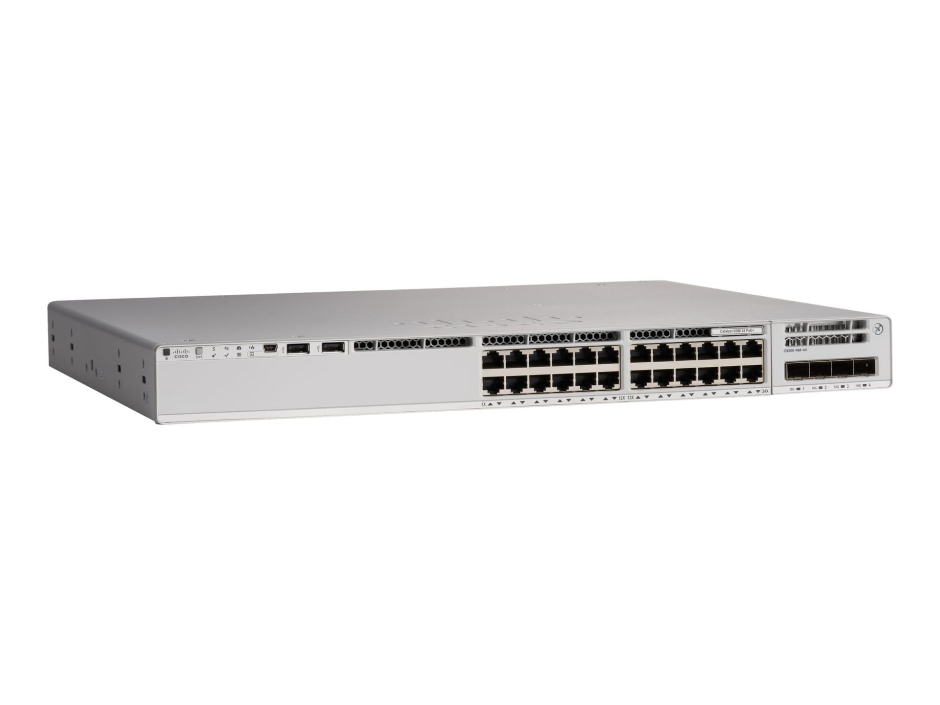 Cisco Catalyst 9200L - Network Advantage - switch - 24 ports - rack-mountab