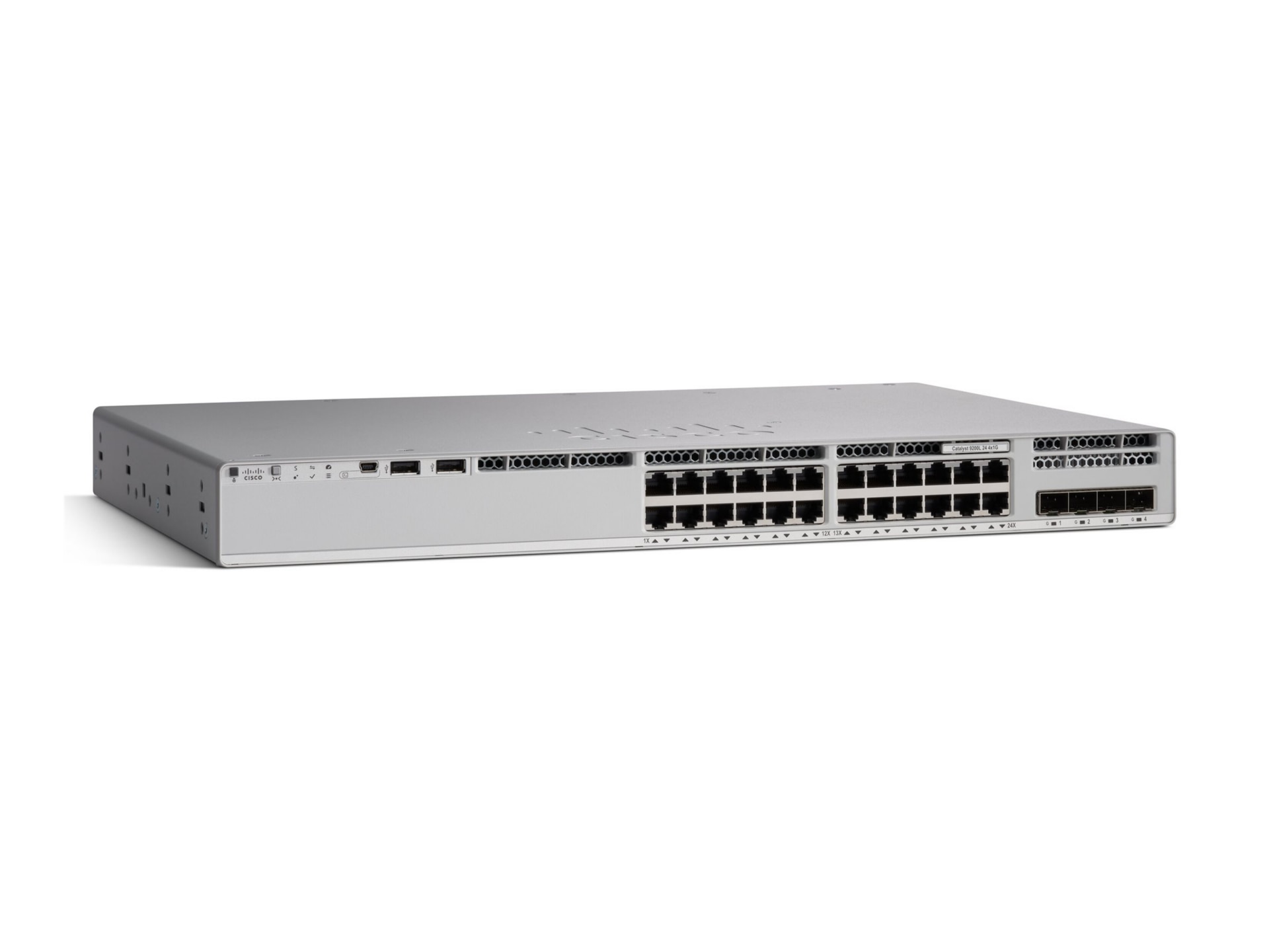 Thumbnail 2 of 2 for Cisco Catalyst 9200L - Network Essentials - switch - 24 ports - rack-mountable