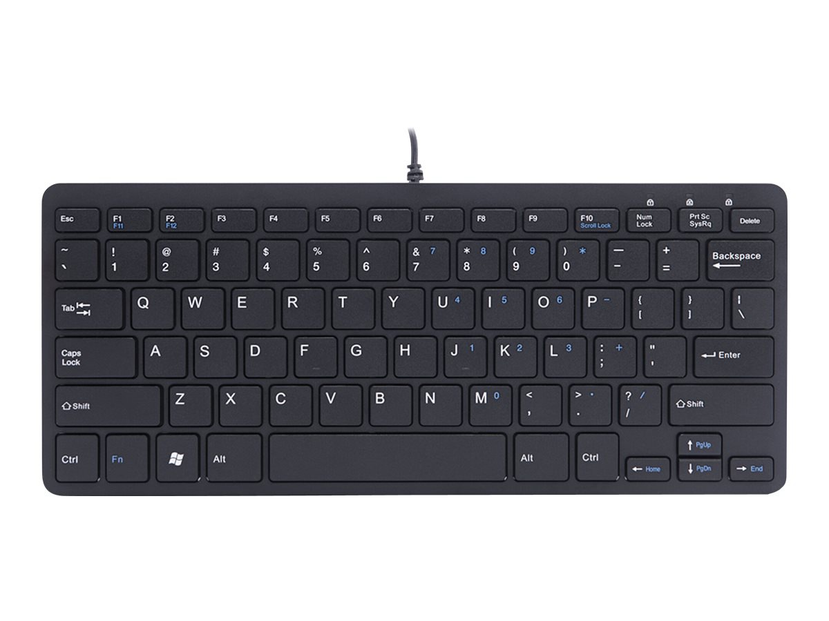 R-Go Compact Keyboard, QWERTY(US) - keyboard - QWERTY - US - black