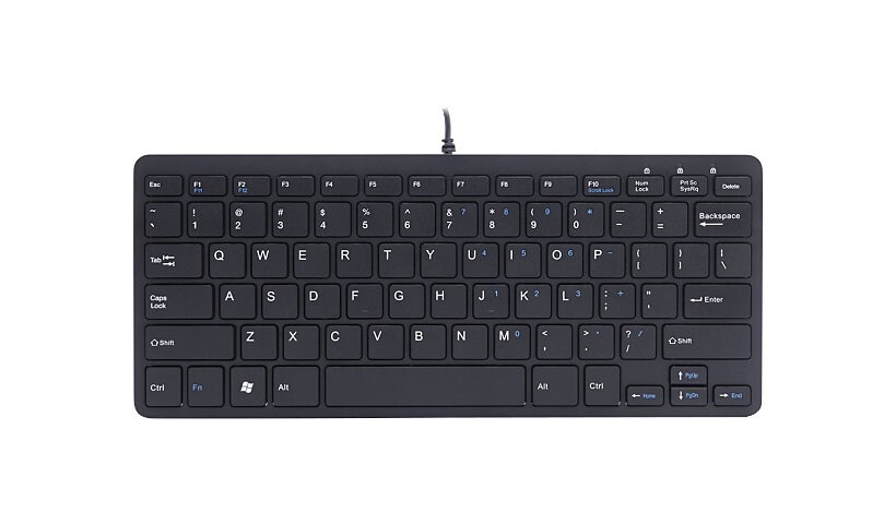 R-Go Compact Keyboard, QWERTY(US) - keyboard - QWERTY - US - black