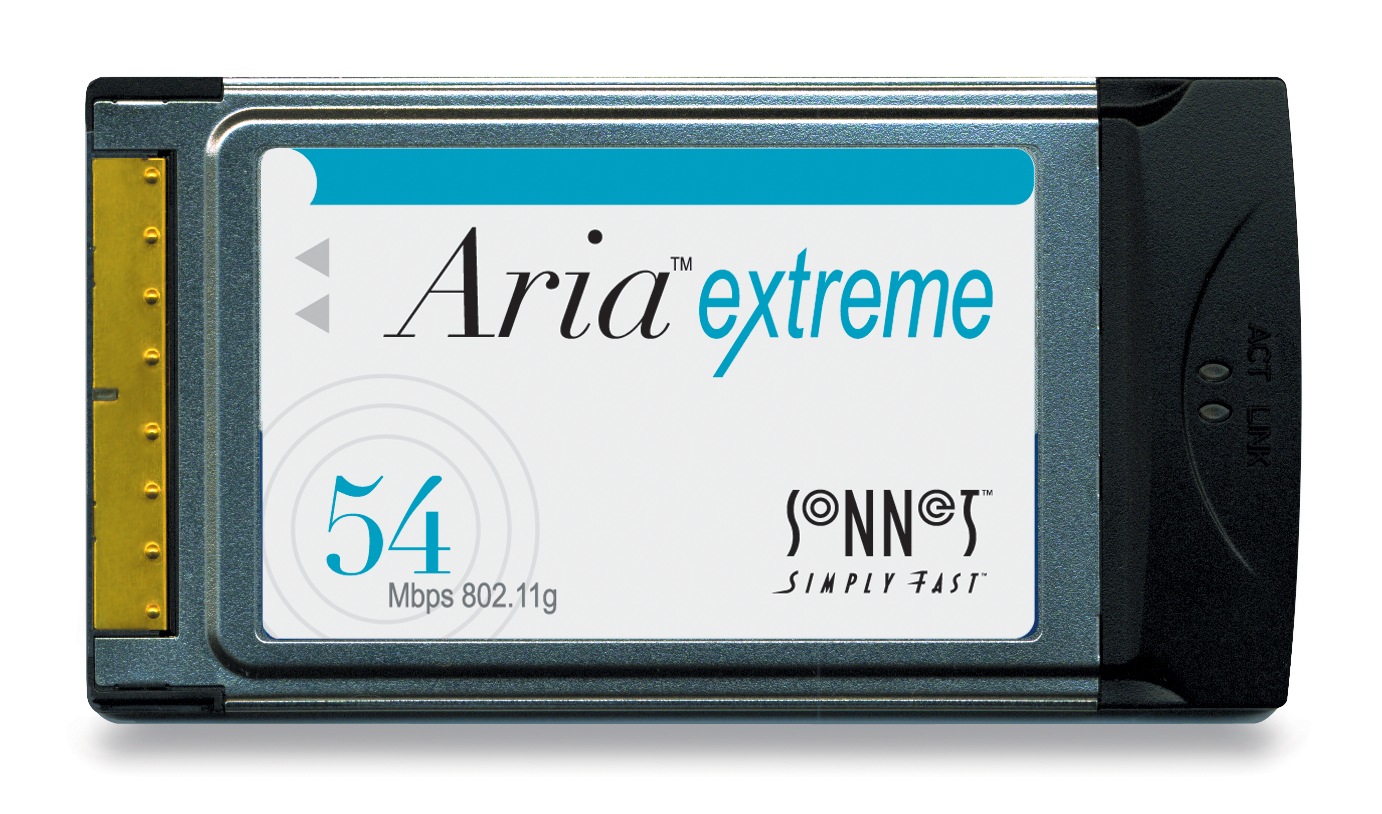 Sonnet Aria extreme network adapter