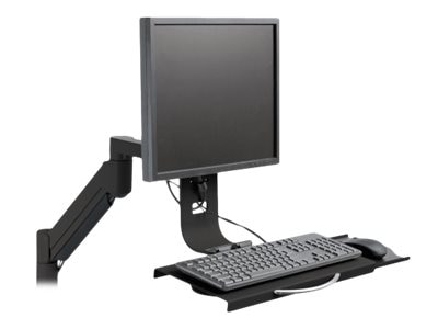 HAT Design Works 7509 Data Entry Monitor Arm and Keyboard Tray mounting kit - for LCD display / keyboard / mouse - vista