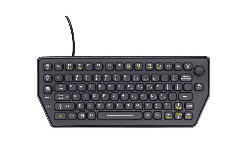 iKey SLK-79-FSR - keyboard - with Force Sensing Resistor Pointing Device