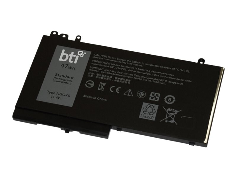 BTI NGGX5-BTI - notebook battery - Li-pol - 4122 mAh - 47 Wh