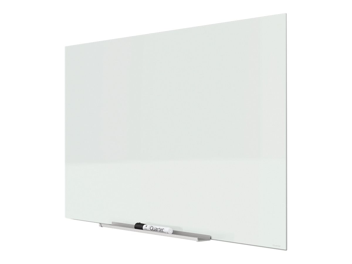 Quartet InvisaMount whiteboard - 39.02 in x 22.01 in - white