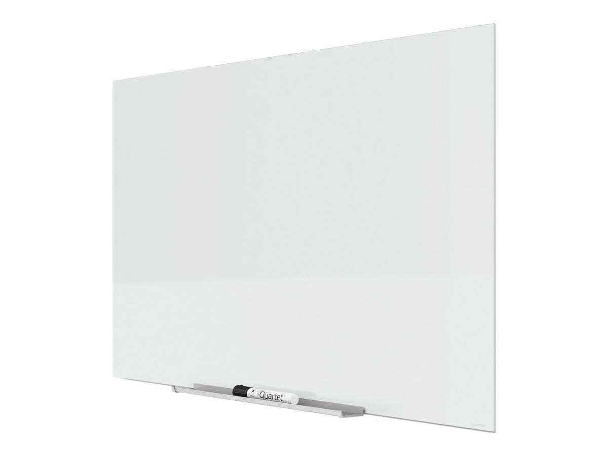 Quartet InvisaMount whiteboard - 85 in x 47.99 in - white