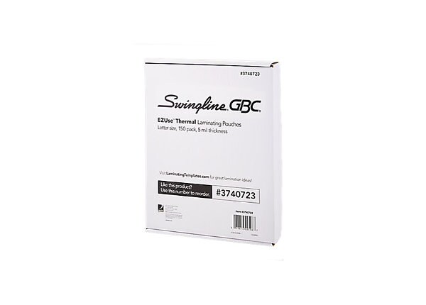 Swingline GBC EZUse - 150-pack - clear - glossy laminating pouches