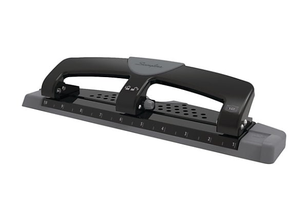Swingline SmartTouch hole punch - 12 sheets - 3 holes - metal