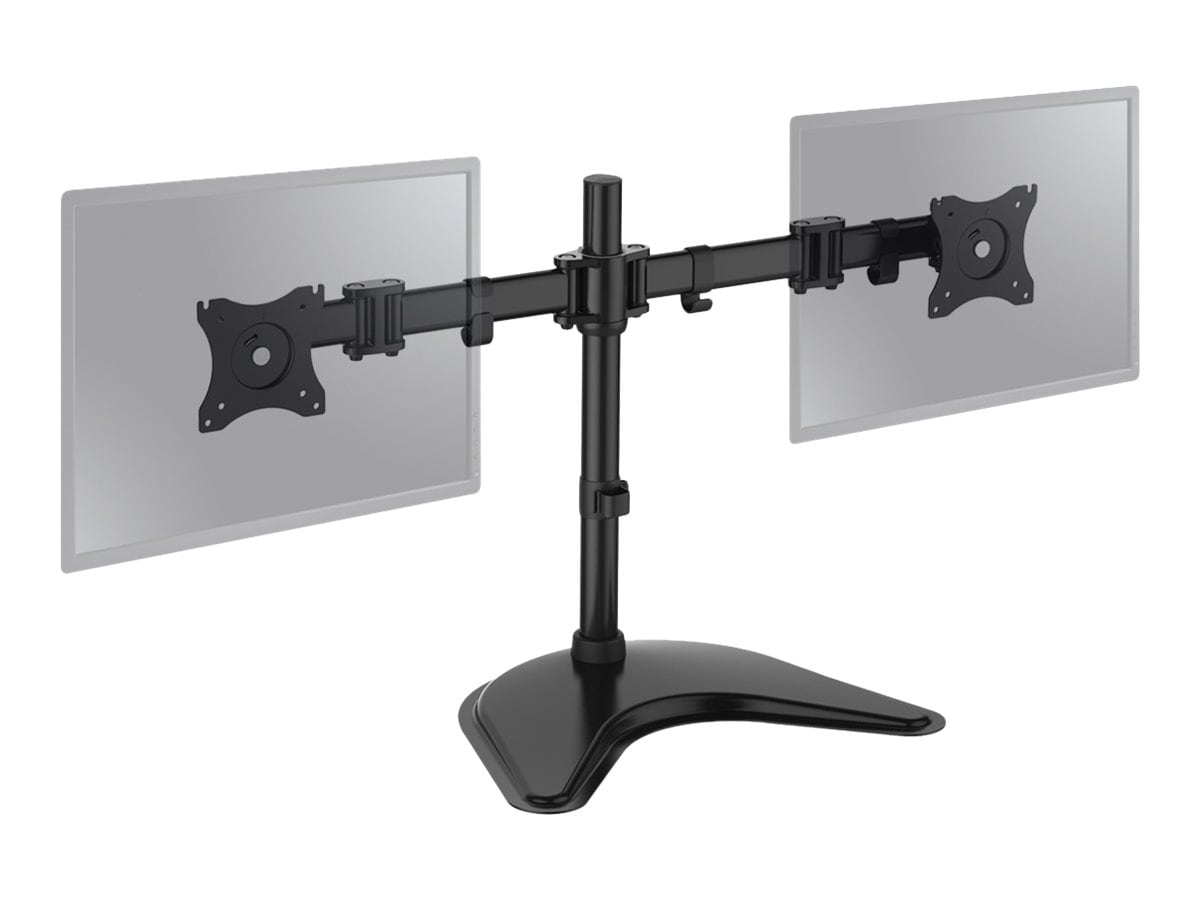 SIIG Articulated Freestanding Dual Monitor Desk Stand - 13"-27" mounting kit - for 2 LCD displays