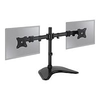 SIIG Articulated Freestanding Dual Monitor Desk Stand - 13"-27" mounting ki