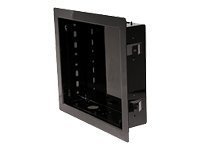 Peerless In-Wall Mount IB40 - enclosure - for flat panel - high gloss black