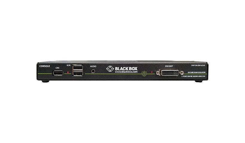 Black Box SECURE Protector - commutateur écran-clavier-souris/audio - Conformité TAA