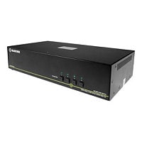 Black Box SECURE NIAP - Dual-Head - KVM / audio switch - 4 ports - TAA Comp
