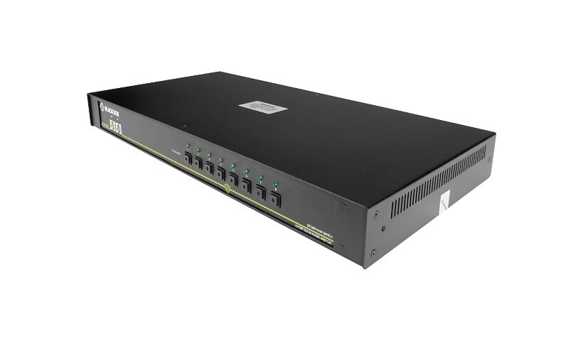 Black Box SECURE NIAP - Single-Head - KVM / audio switch - 8 ports - TAA Co