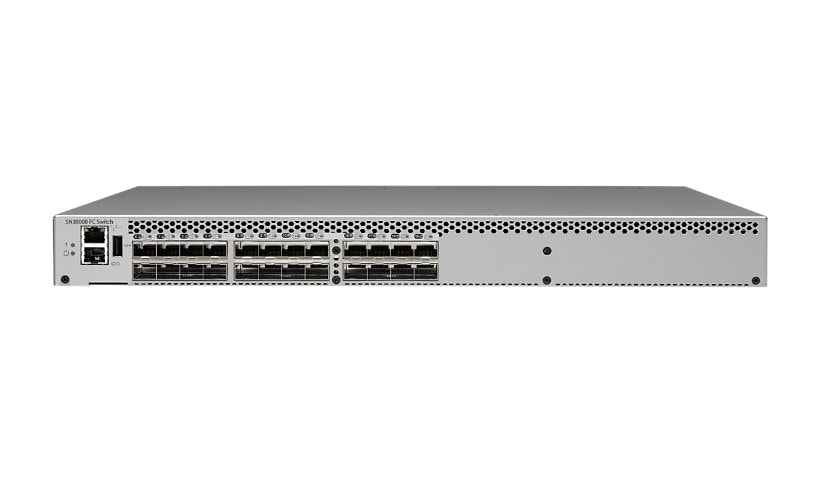 HPE SN3000B 1U 16Gbps 24-Port/12-Port Active Fibre Channel Switch