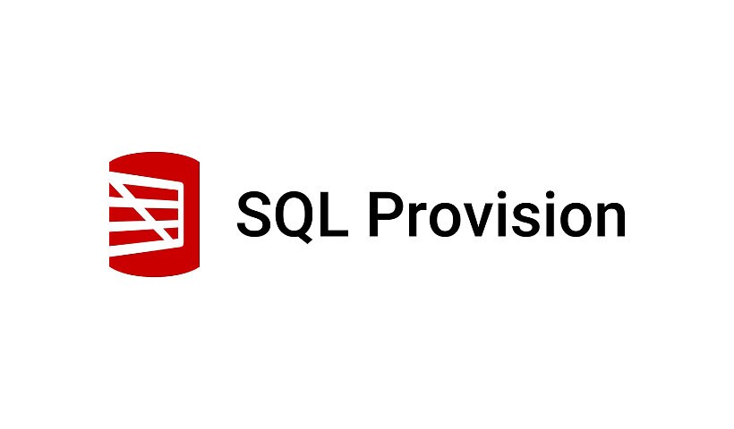 SQL Provision - licence d'abonnement (1 an) + 1 an de support et mises à niveau - capacité de 3 To