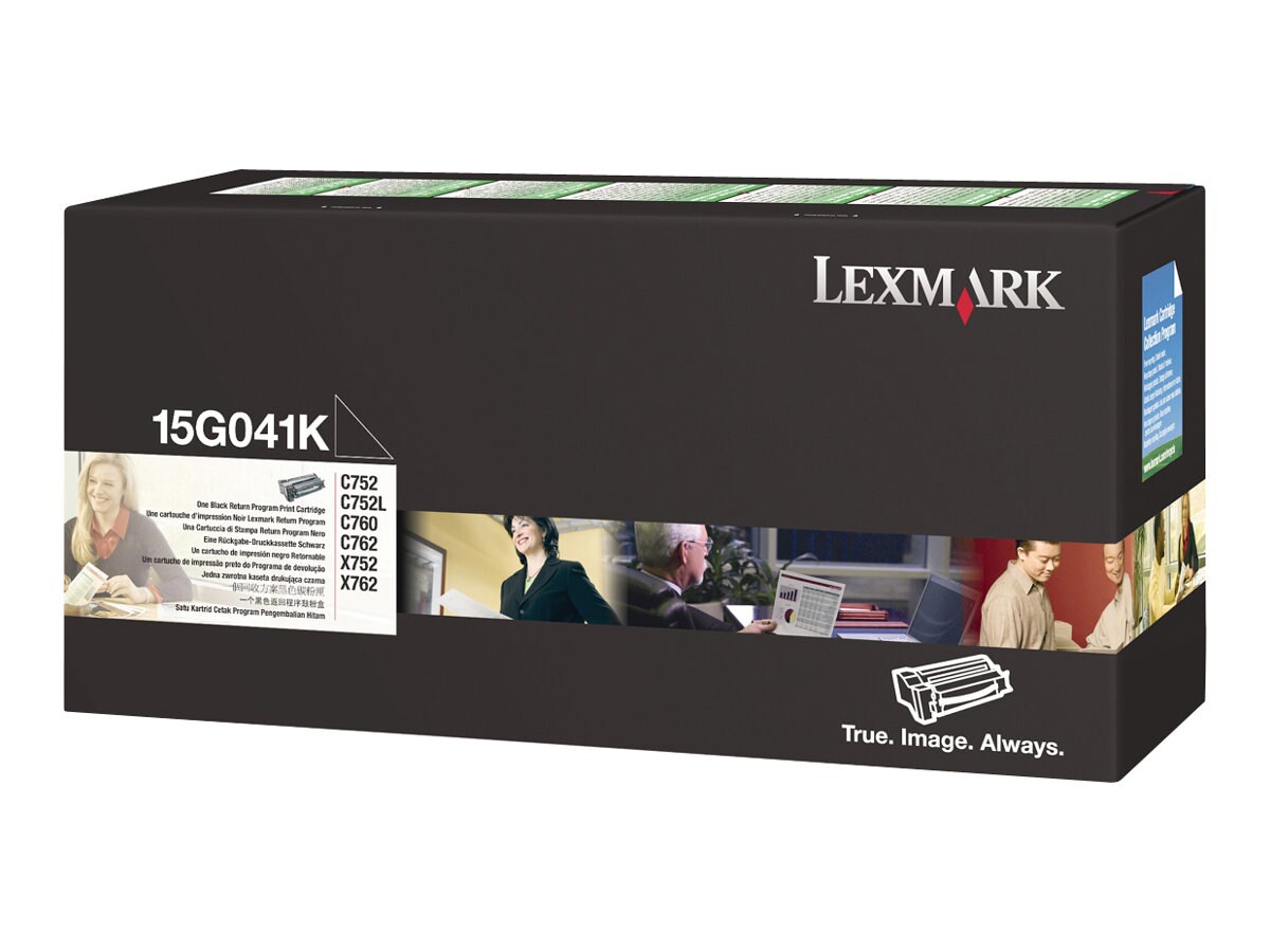 Lexmark Return Program 15G041K Black Toner Cartridge