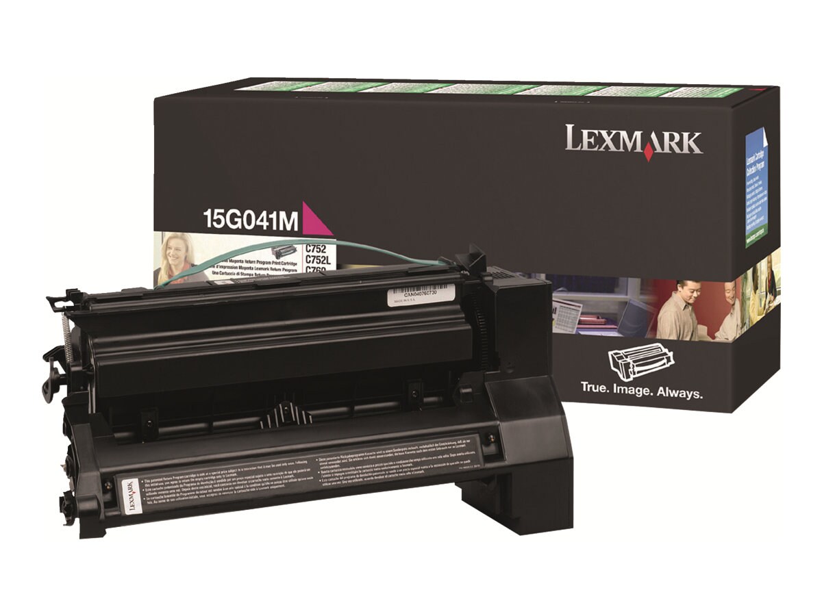 Lexmark Return Program 15G041M Magenta Toner Cartridge