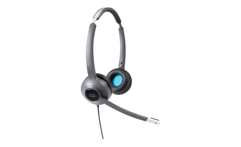 Cisco 522 Wired Dual - headset - 3.5 mm jack - CP-HS-W-522-USB