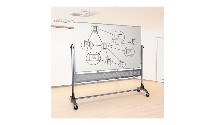 Best-Rite Platinum whiteboard - 1829 x 1219 mm - double-sided