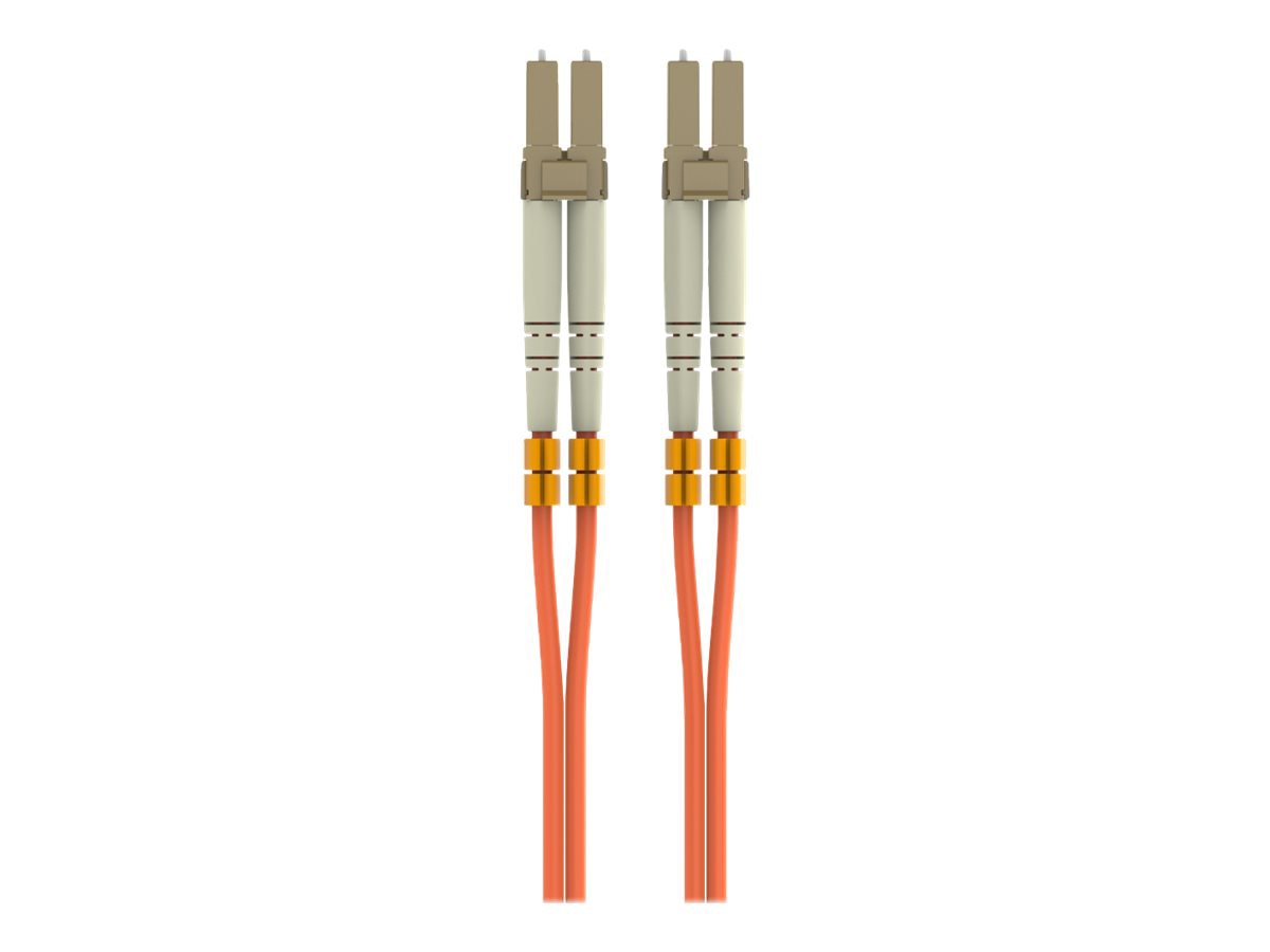 Belkin 5M Fiber Optic Cable; Orange Multimode LC/LC Duplex, 50/125 OM2 - patch cable - 5 m - orange