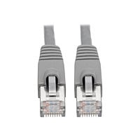 Eaton Tripp Lite Series Cat6a 10G Snagless Shielded STP Ethernet Cable (RJ45 M/M), PoE, Gray, 3 ft. (0.91 m) - patch