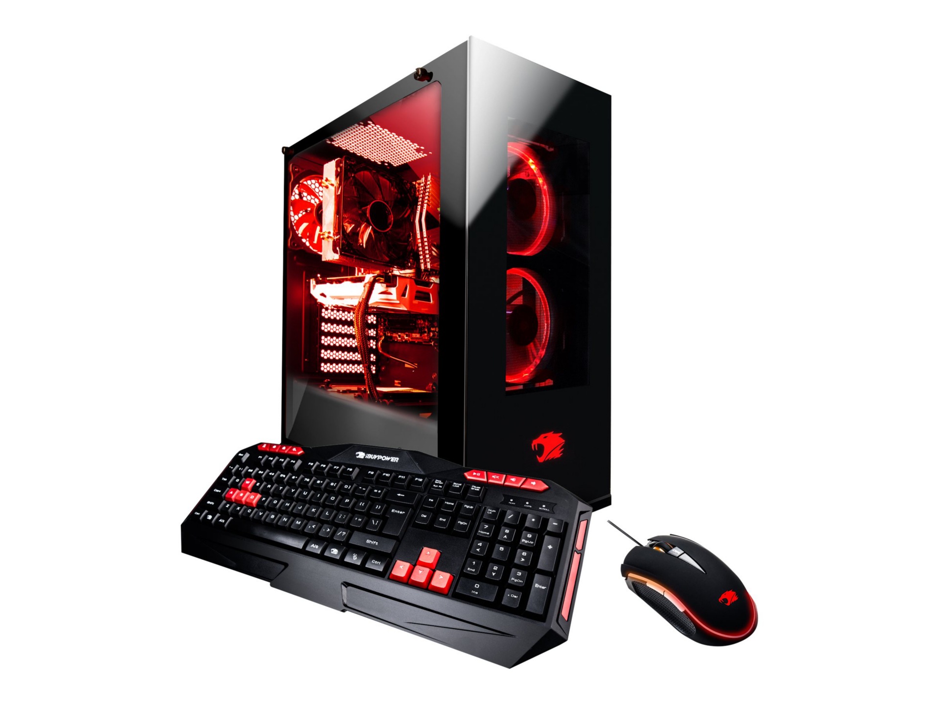 iBuyPower 042iV2 - tower - Core i7 9700K 3.6 GHz - 16 GB - SSD 240 GB, HDD