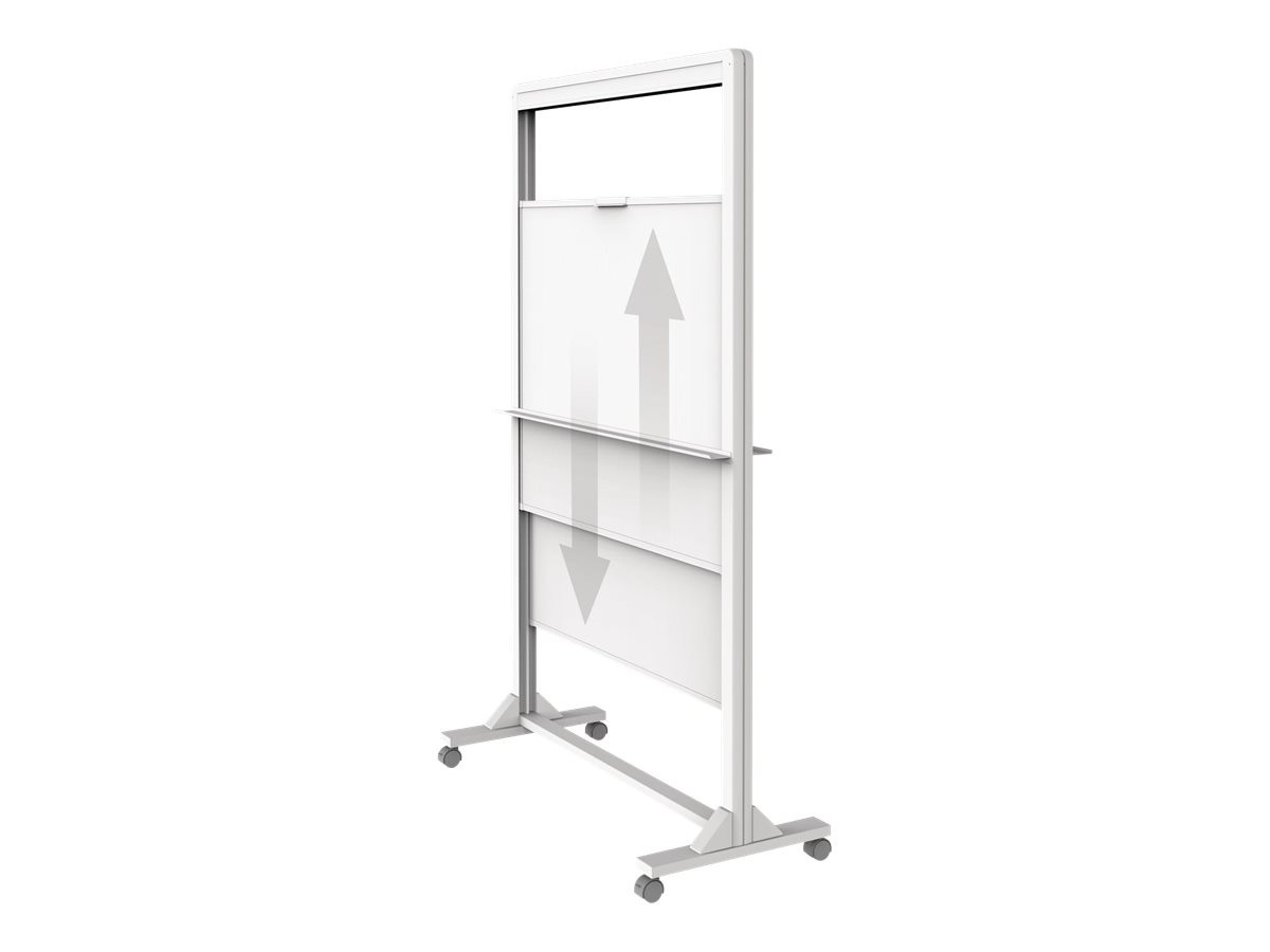 Quartet Motion whiteboard - 40 in x 67.99 in - double-sided - white