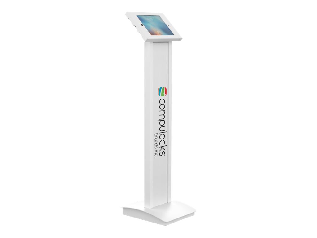 Maclocks Full BrandMe Enclosure Floor Stand for iPad Air/Air 2 - White