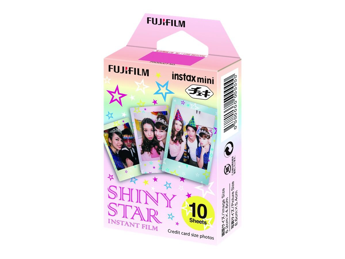 Fujifilm Instax Mini Shiny Star color instant film - ISO 800 - 10