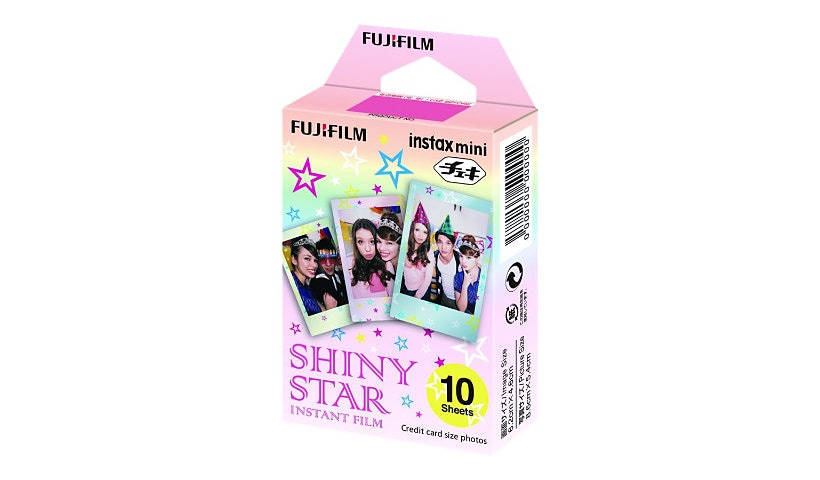 Fujifilm Instax Mini Shiny Star color instant film - ISO 800 - 10