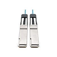 Eaton Tripp Lite Series QSFP+ to QSFP+ Active Optical Cable - 40Gb, AOC, M/M, Aqua, 10M (32.8 ft.) - 40GBase-AOC direct