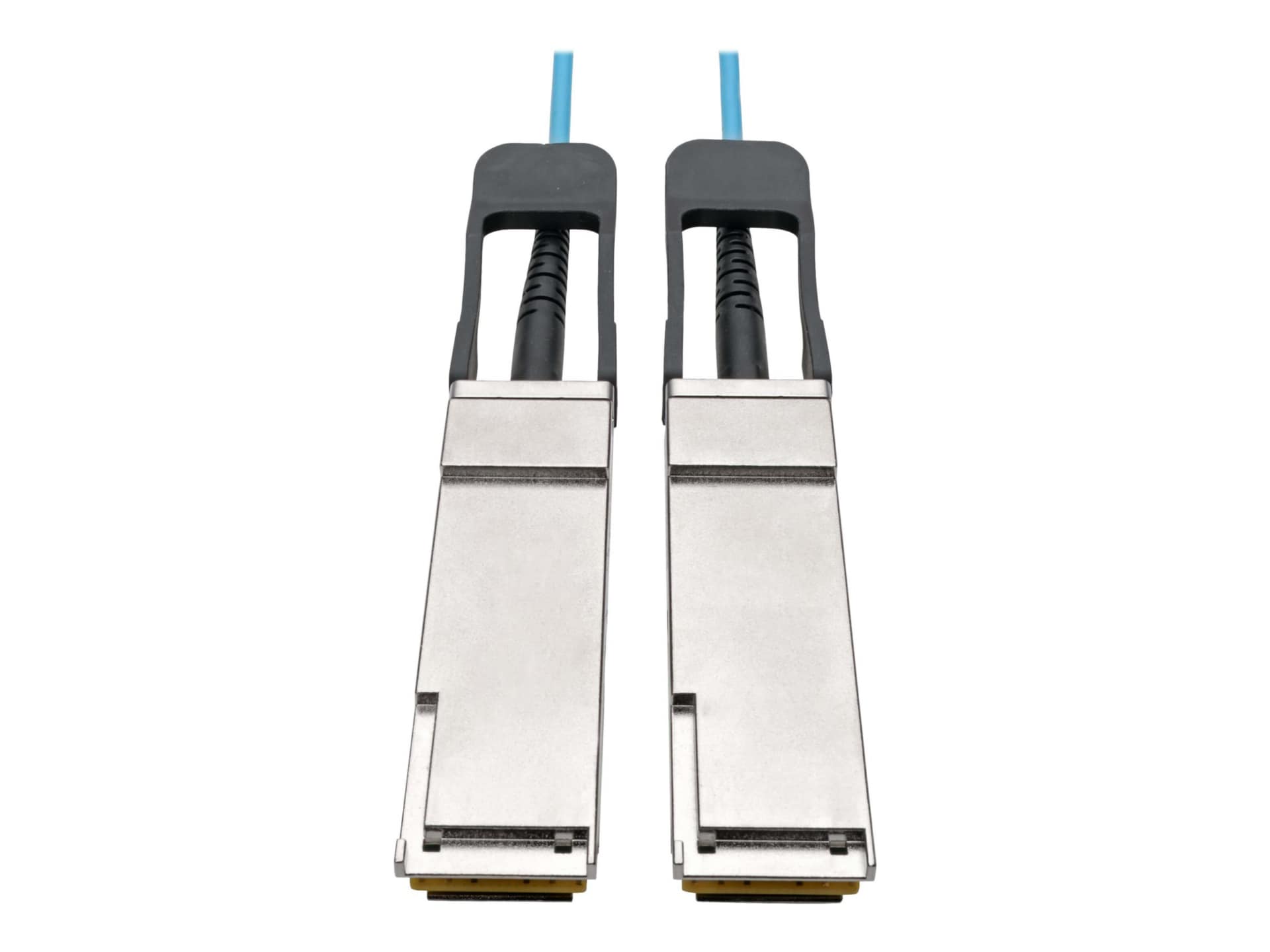 Tripp Lite QSFP+ to QSFP + Active Optical Cable Fiber 40Gb AOC M/M Aqua 30M