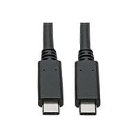 Eaton Tripp Lite Series USB-C Cable (M/M) - USB 3.2, Gen 2 (10 Gbps), 5A (100W) Rating, USB-IF Certified, Thunderbolt 3