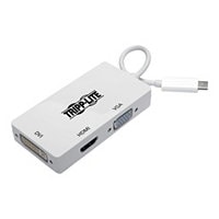 Tripp Lite USB Type-C (USB-C) to HDMI/DVI/VGA All-in-One Converter Adapter,