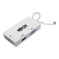 Tripp Lite USB Type-C (USB-C) to HDMI/DVI/VGA All-in-One Converter Adapter, Thunderbolt 3 Compatible, Ultra HD 4K x 2K