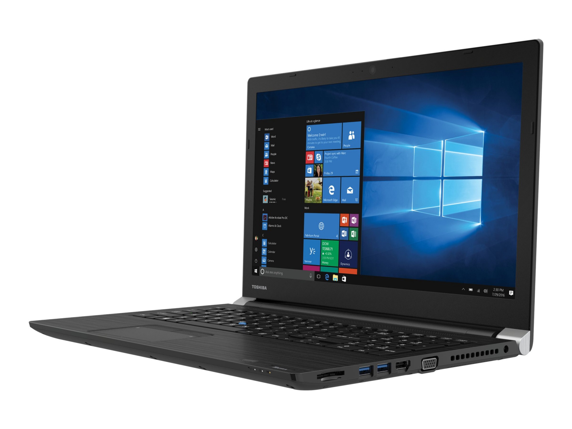 Dynabook Toshiba Tecra A50-E1528 - 15.6" - Core i7 8550U - 16 GB RAM - 512 GB SSD - US