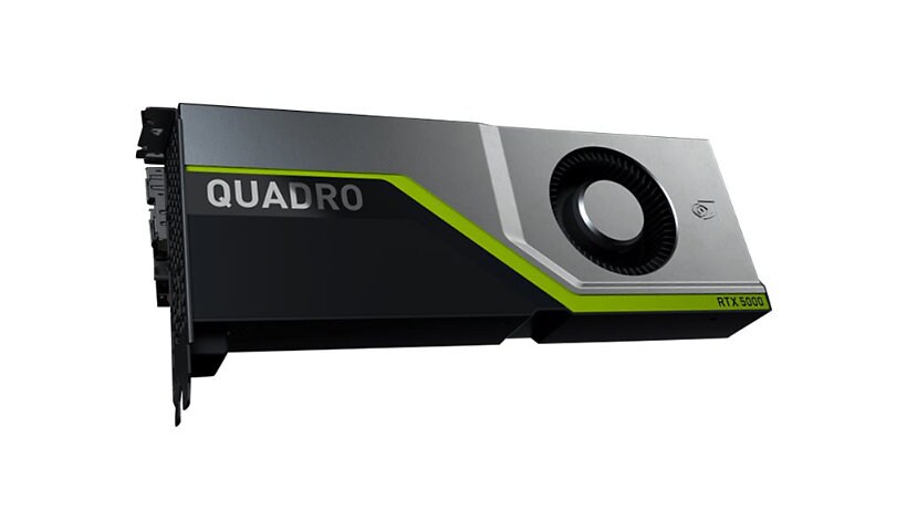 NVIDIA Quadro RTX 5000 - carte graphique - Quadro RTX 5000 - 16 Go - Adaptateurs inclus