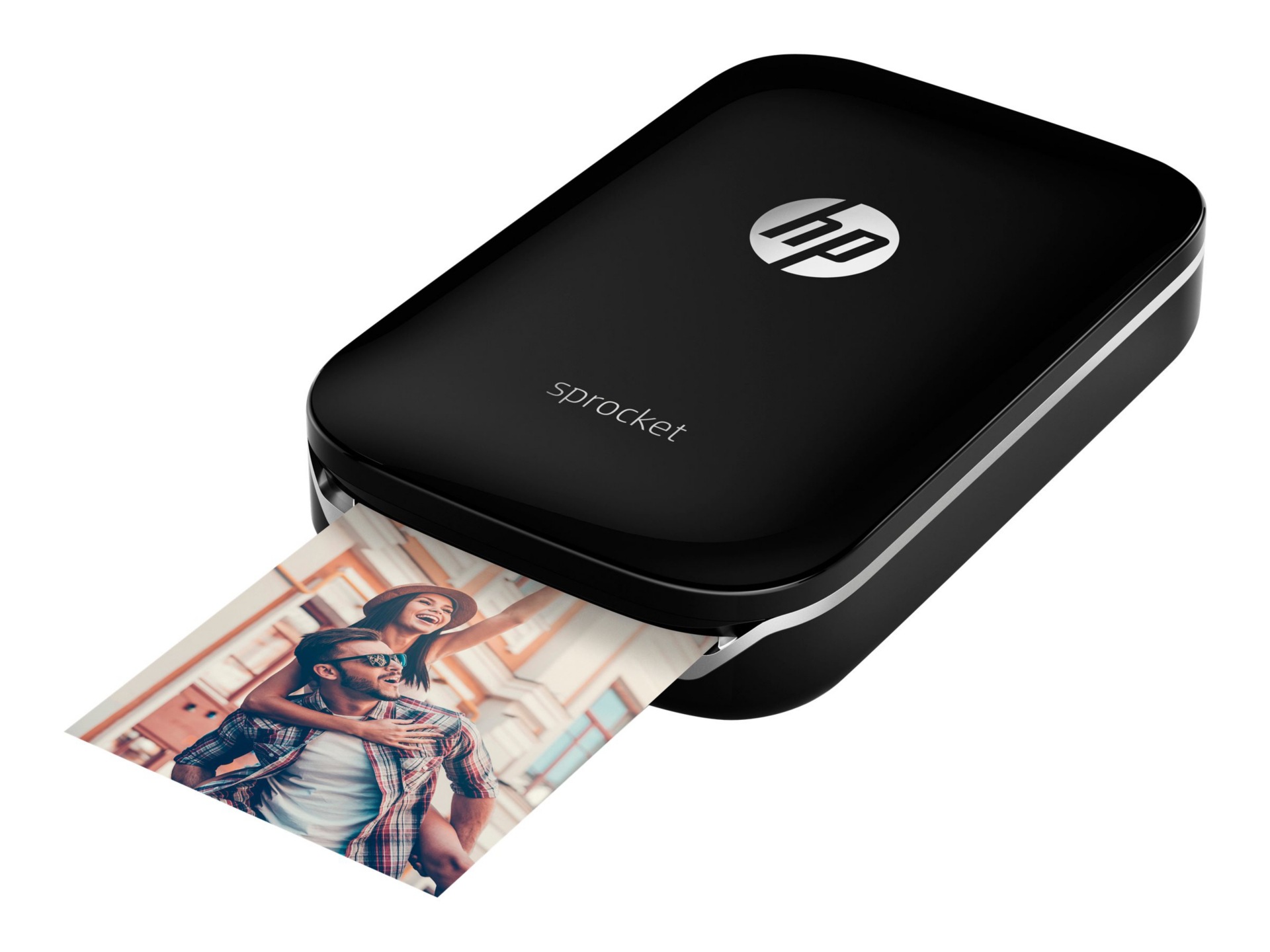 HP Sprocket Photo - printer - color - zink - with HP ZINK Sticky-Backed Photo Paper (10-sheets)