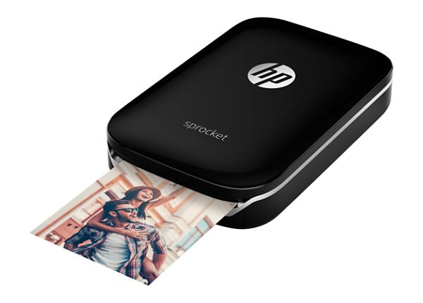 HP Sprocket Photo - printer - color - zink - with HP ZINK Sticky-Backed Photo Paper (10-sheets)