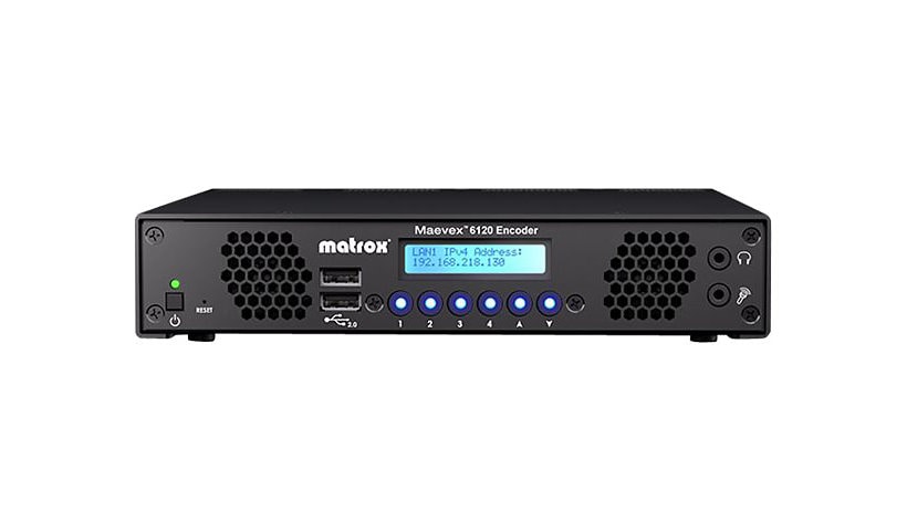 Matrox Maevex 6120 capture AV recorder/streamer