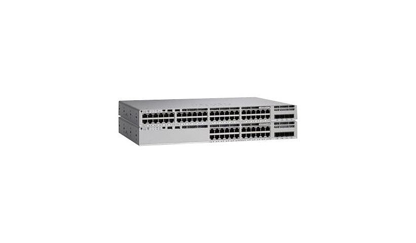 Cisco Catalyst 9200L - Network Advantage - switch - 24 ports - rack-mountab