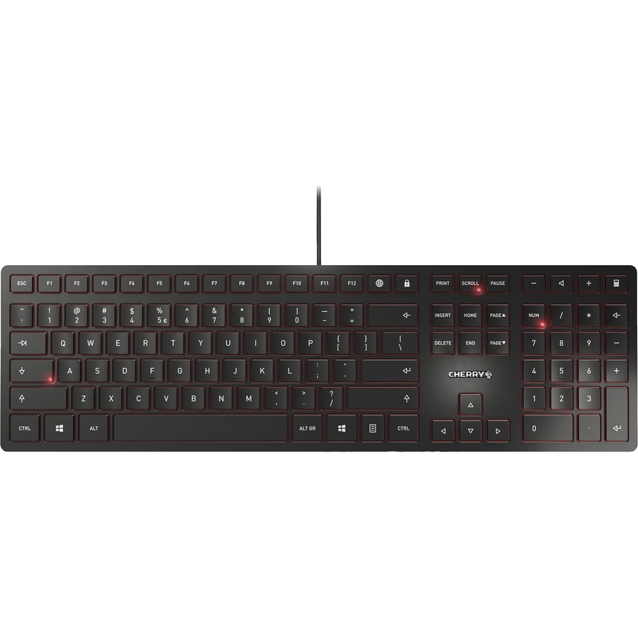 CHERRY KC 6000 SLIM - keyboard - US English - black