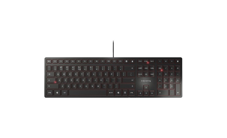 CHERRY KC 6000 SLIM Black Wired Keyboard - JK-1600EU-2 - Keyboards
