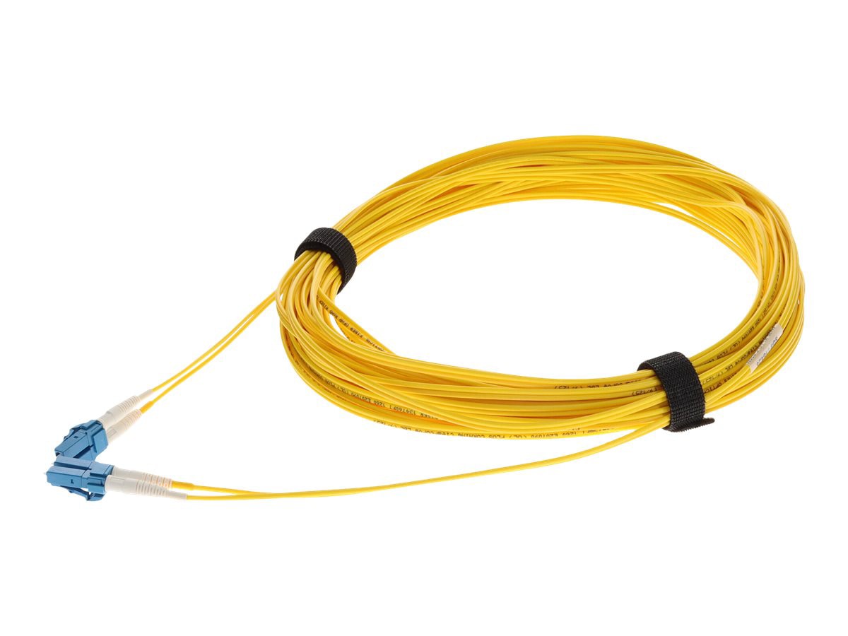 Proline 16m LC (M)/LC (M) Straight Yellow OS2 Duplex OFNR Fiber Patch Cable