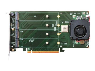 HighPoint SSD7102 - storage controller (RAID) - M.2 Card - PCIe 3.0 x16
