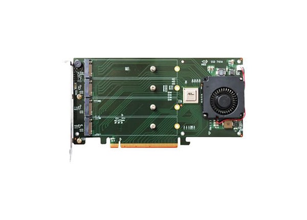 HighPoint SSD7102 - storage controller (RAID) - M.2 Card - PCIe 3.0 x16